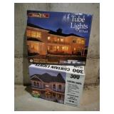 300 curtain lights 18 ft tube lights