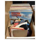 Box of assorted Vinyl Records