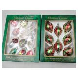 Hand decorated glass ornaments