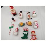 12 vintage Christmas tree ornaments