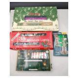 Christmas lights bubble set miniature