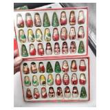 2 sets of  mini Russian nestings style doll