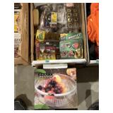 New miscellaneous household items, serving bowl,