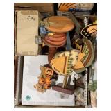 Fall decor, turkey, pumpkins