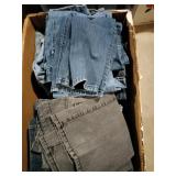 Jeans mostly ridersand faded Glory size 10p