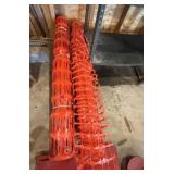 2 rolls of temporary safety fencing