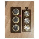 Pair of weather stations