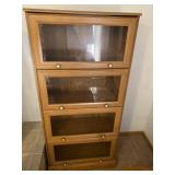 2 four drawer,oak barrister bookcases 29ï¿½ x 13ï¿½ x