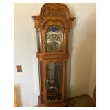 Ridgeway Oak grandfather clock 23ï¿½ x 12 1/2ï¿½ x 85ï¿½