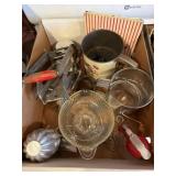 Assorted Vintage Kitchenware Lot ï¿½ Flour Sifters,