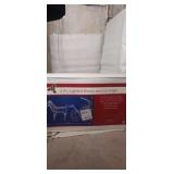 2pc lighted horse and carriage wire frame display