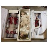 Vintage Porcelain Doll Collection ï¿½ Boxed Dolls