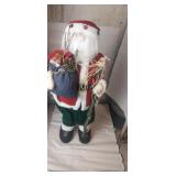 37in standing Santa figure has some damage