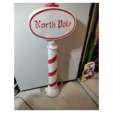 North Pole blow mold 44"  tall 1991