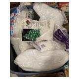 Fake Christmas tree snow polyfoam in tote