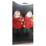 2- 22in girl with teddy bear figures