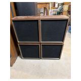 Set of 4 Vintage RCA Speakers