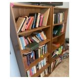 Two bookshelfs books not included