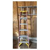 Werner 6-foot fiberglass step ladder.