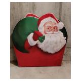 Cardboard Santa  same front and back