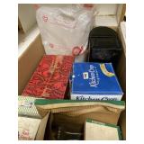 Box full of kitchen items