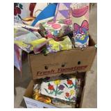 Easter table decorations, door covers, banners,