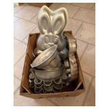 Assorted Metal Baking Molds