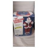 50 inch , Dancing Santa display  animated &