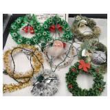 Group of vintage lighted small reefs