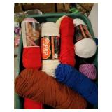 Tote of yarn