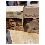 Slow cooker with removable liner and kitchen,