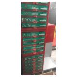 3, 5 drawer bolt organizers with threaded  rods,
