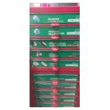 2, 5 drawer bolt organizers with flange bearing,