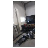 Huge lot of Commercial shelving and peg board and