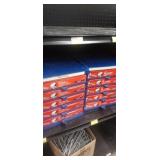 2 - 5 drawer bolt organizers with tap bolts and