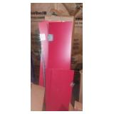 Red store display parts