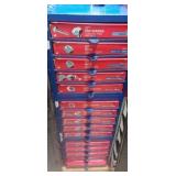 3, 5 drawer bolt organizers with cap screws,