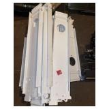 Collection of 22 inch and 16 inch utility shelf