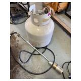 Propane tank and torch