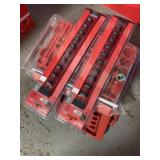Milwaukee socket rails and organizers