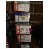 Three boxes of wedge anchors and two boxes of