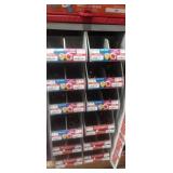 Stackable plastic bolt bins with nuts, washers, &