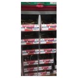 Stackable plastic bolt bins with hex cap screws,