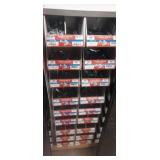 Stackable plastic bolt bins with toggle bolts,