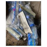 Pool wall brush heads