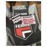 Ferris mower, magnetic signs and Ferris mower bag