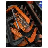 Lots of various size sea clamps