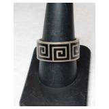 Silver native American  ring  marked Mexico size