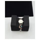 Ladies Caravelle watch with Navajo Band Tips