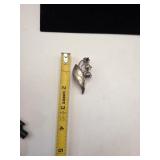 Silver Brooch mark unreadable 9 grams